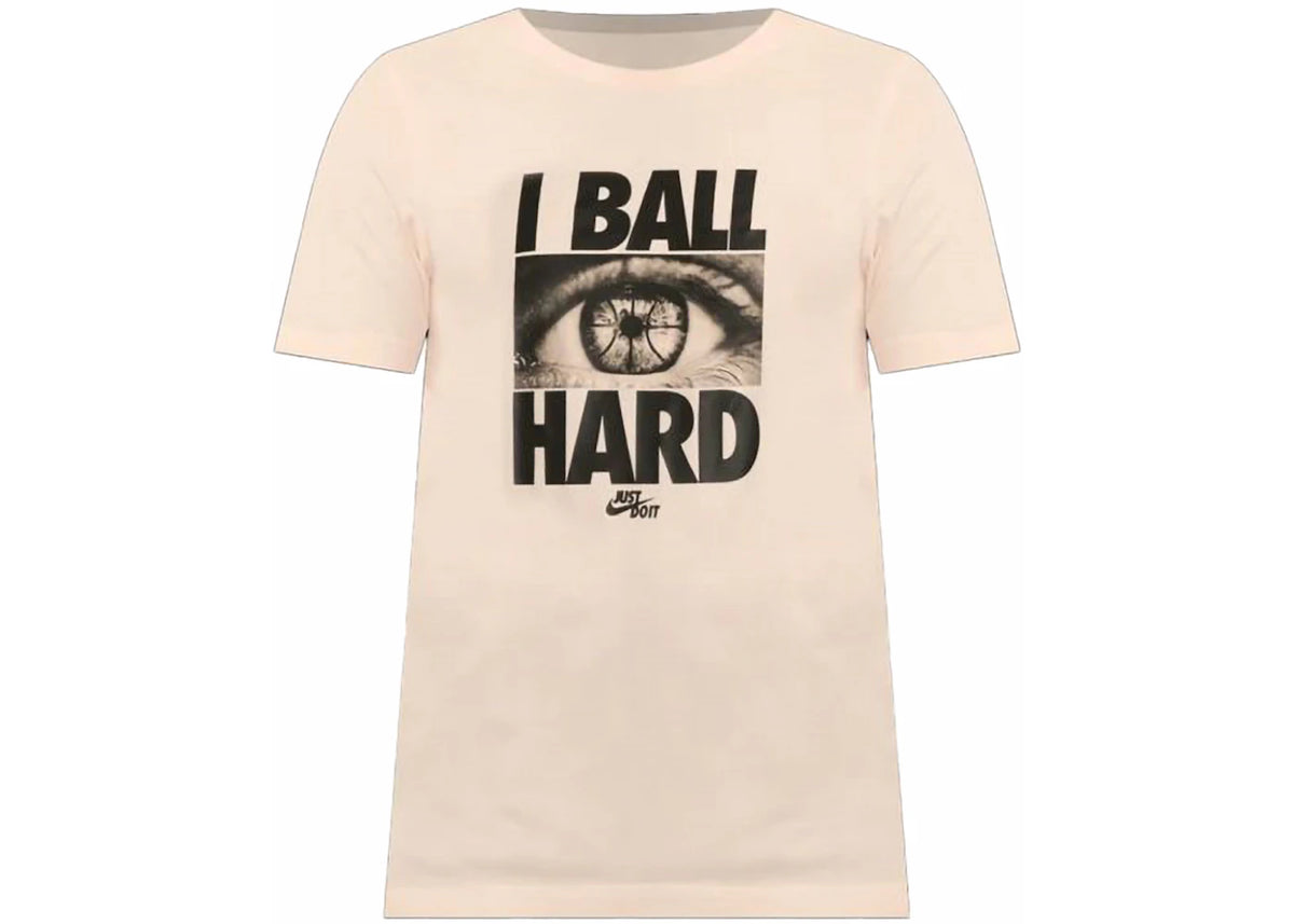 Nike Just Do It Dri-Fit T-shirt Peach/Black