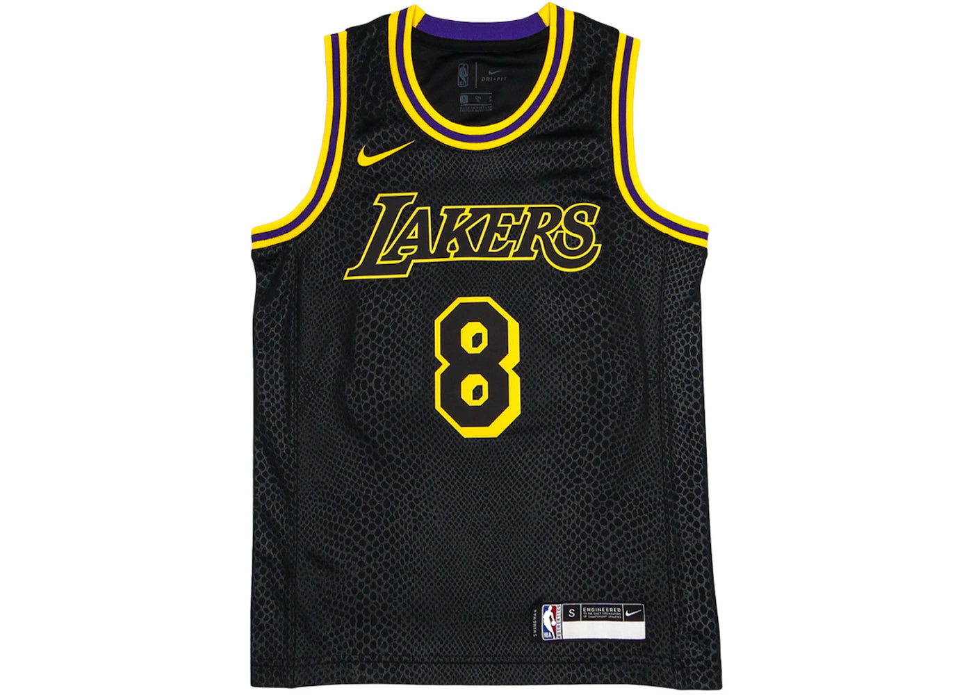 Nike Kids Los Angeles Lakers Kobe Bryant Black Mamba Swingman Jersey Black/Gold