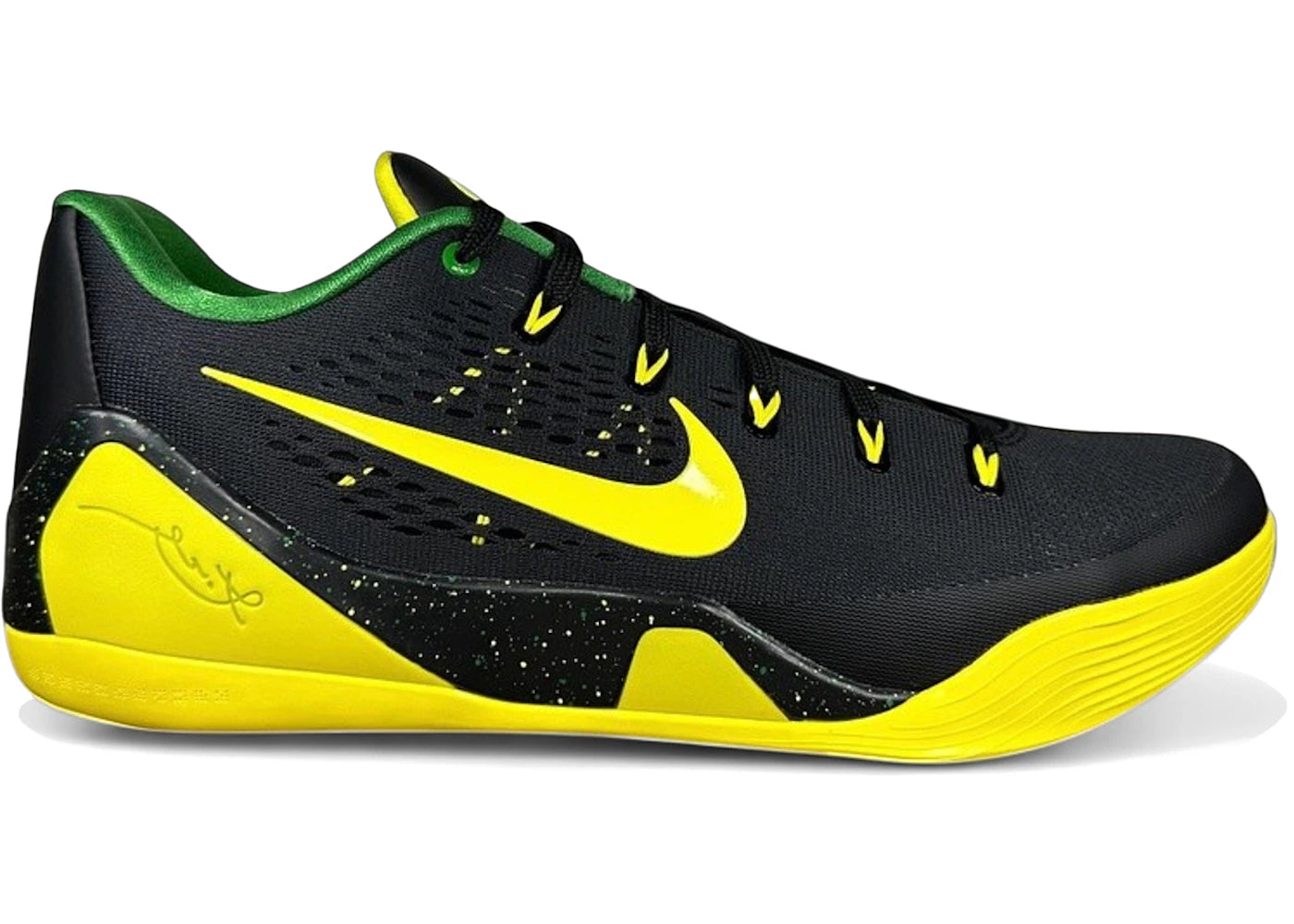 Nike Kobe 9 EM Low Protro Oregon Ducks PE Black