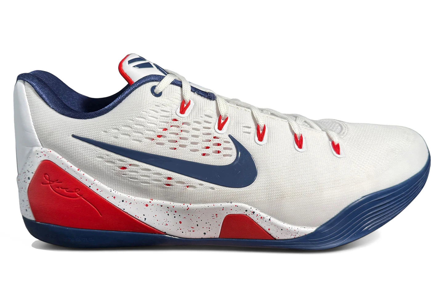 Nike Kobe 9 EM Low Protro UConn Huskies PE White