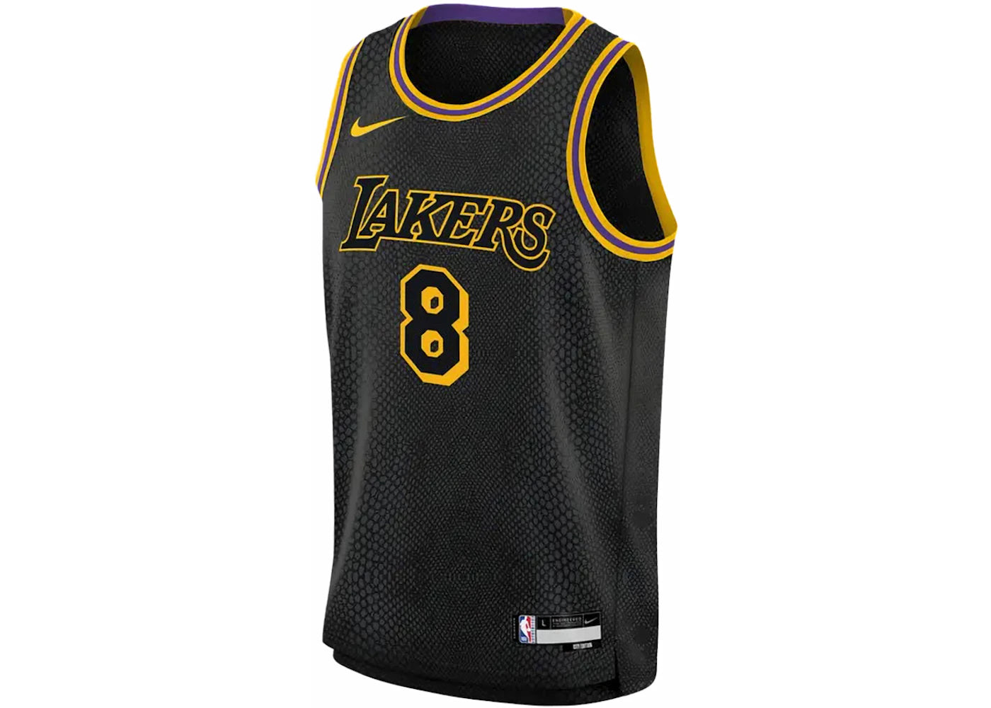 Nike Kobe Mamba Mentality Big Kids Los Angeles Lakers City Edition Swingman Jersey (Asia Sizing) Black
