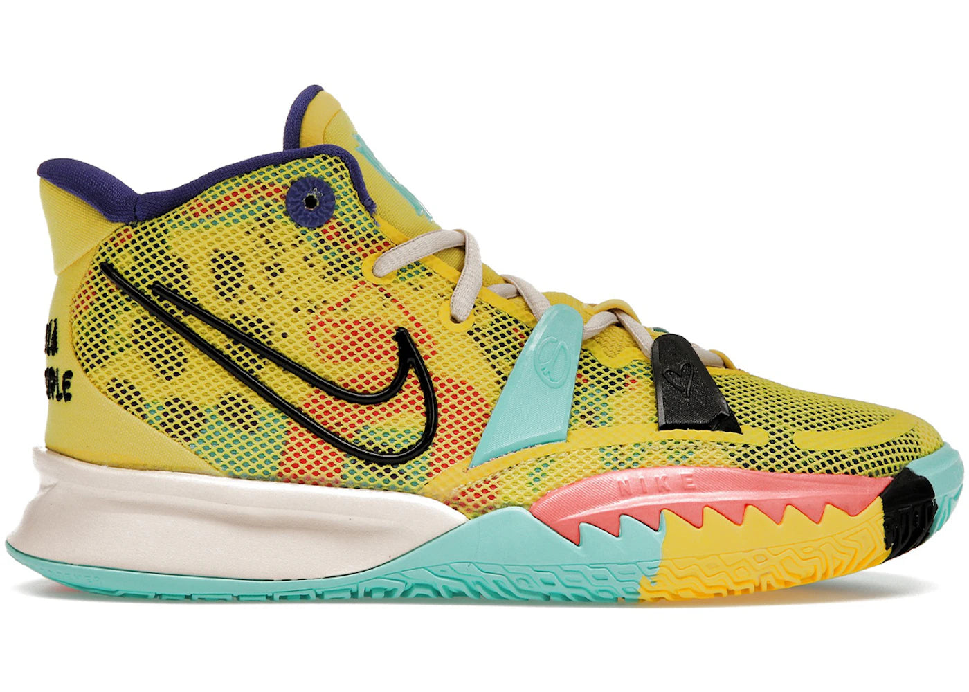 Nike Kyrie 7 1 World 1 People Electric Yellow (GS)