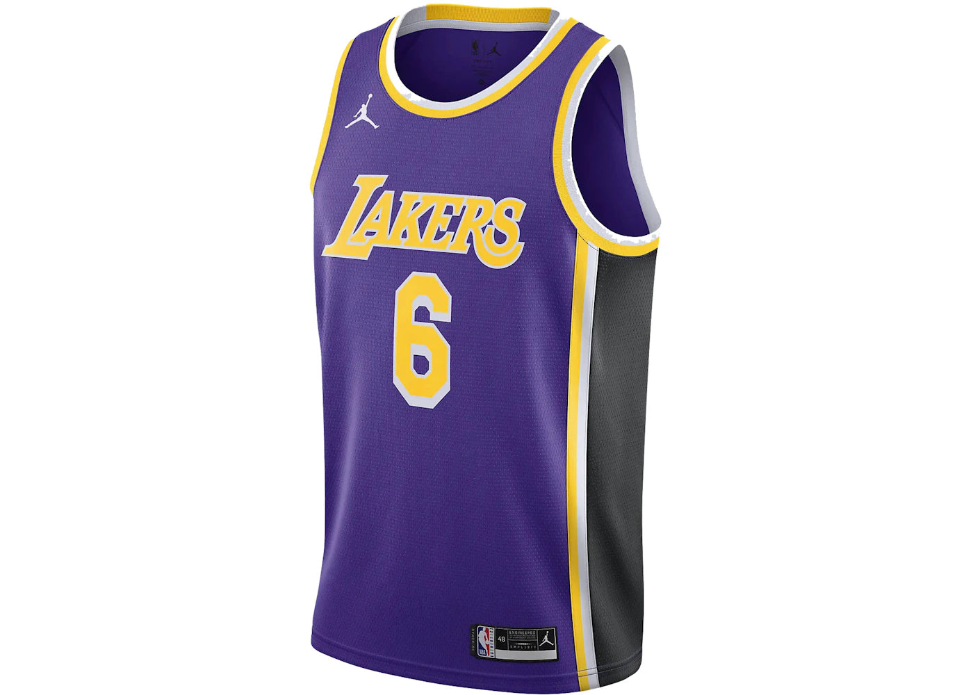 Nike LA Lakers Lebron James Jersey Purple