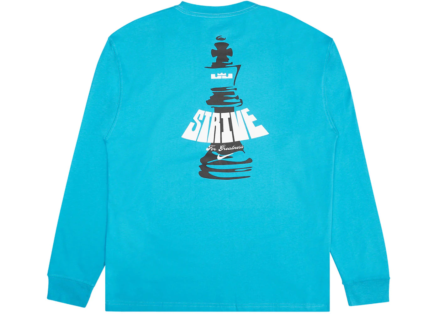 Nike LeBron James Basketball Loose Fit L/S T-shirt Blue