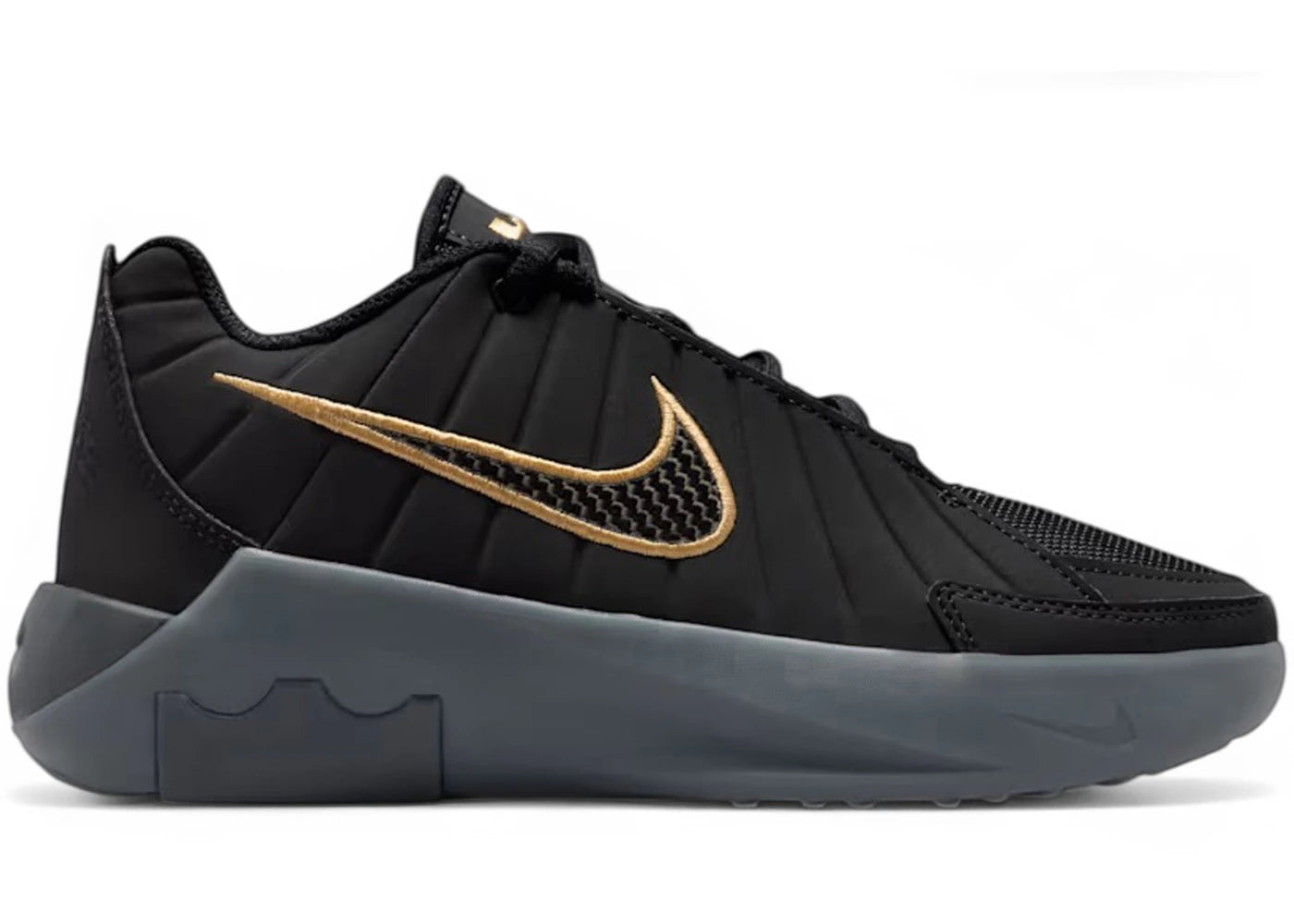 Nike LeBron Witness 9 Black Iron Grey Gold (GS)