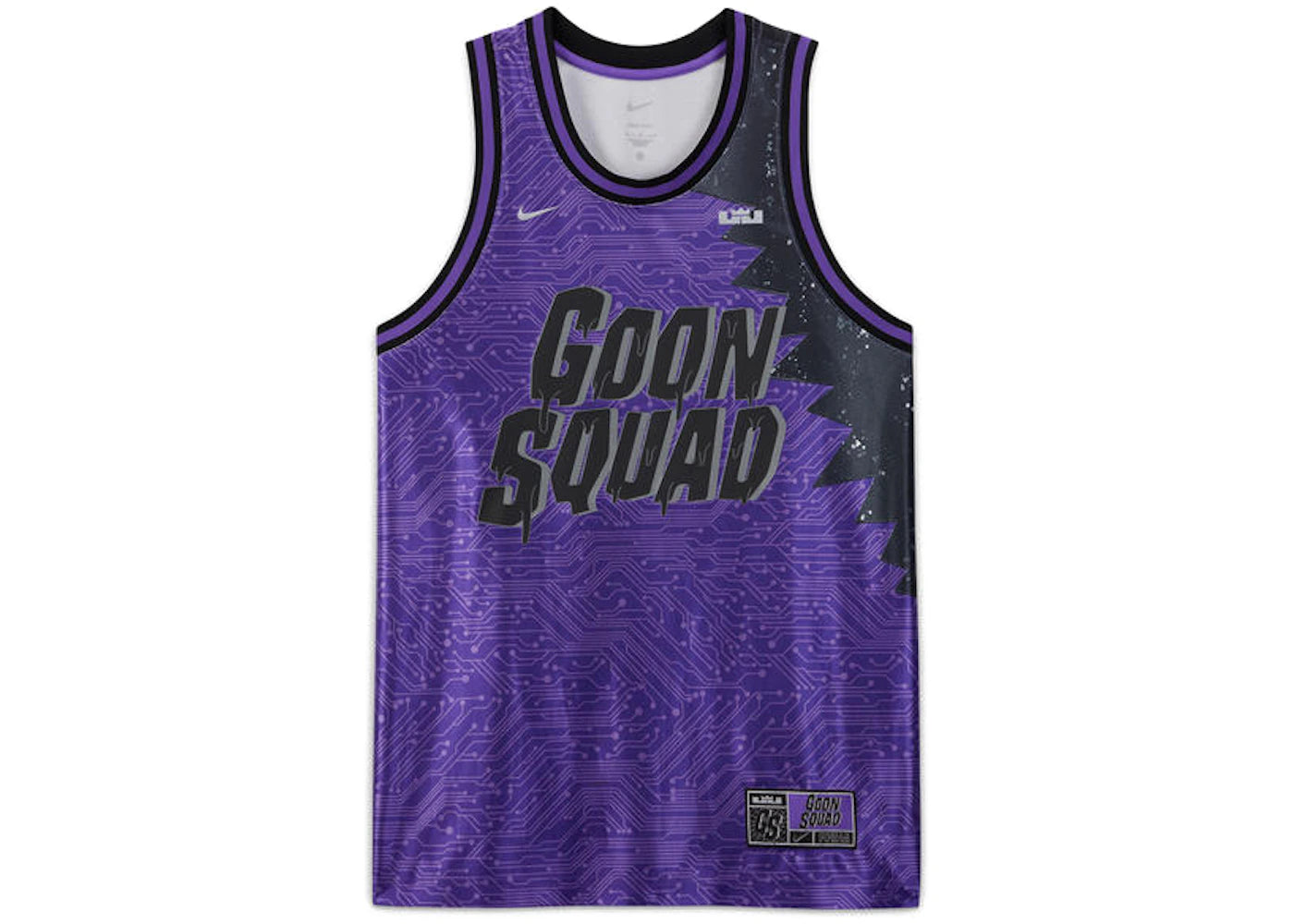 Nike LeBron x Space Jam Goon Squad Jersey Hyper Grape