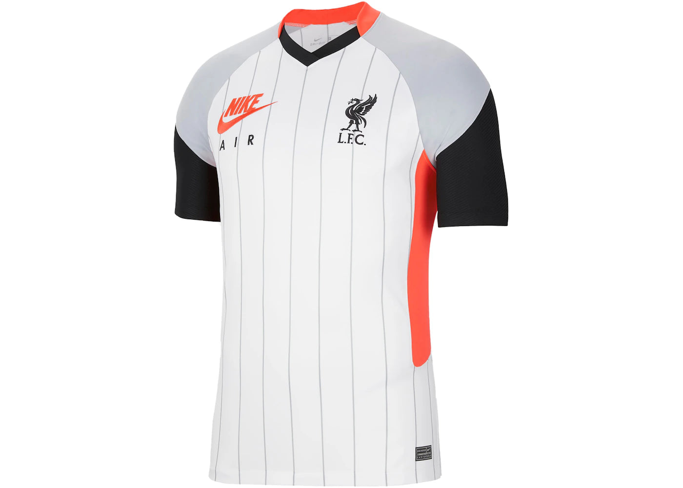 Nike Liverpool F.C. Stadium Air Max Men's Football Shirt White/Laser Crimson/Wolf Grey/Black
