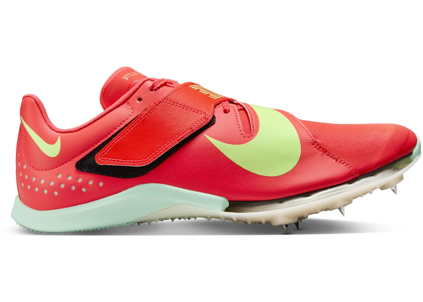 Nike Long Jump Elite Bright Crimson Lime Blast Mint Foam Washed Coral