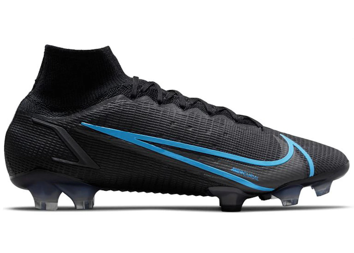Nike Mercurial Superfly 8 Elite FG Black Light Blue