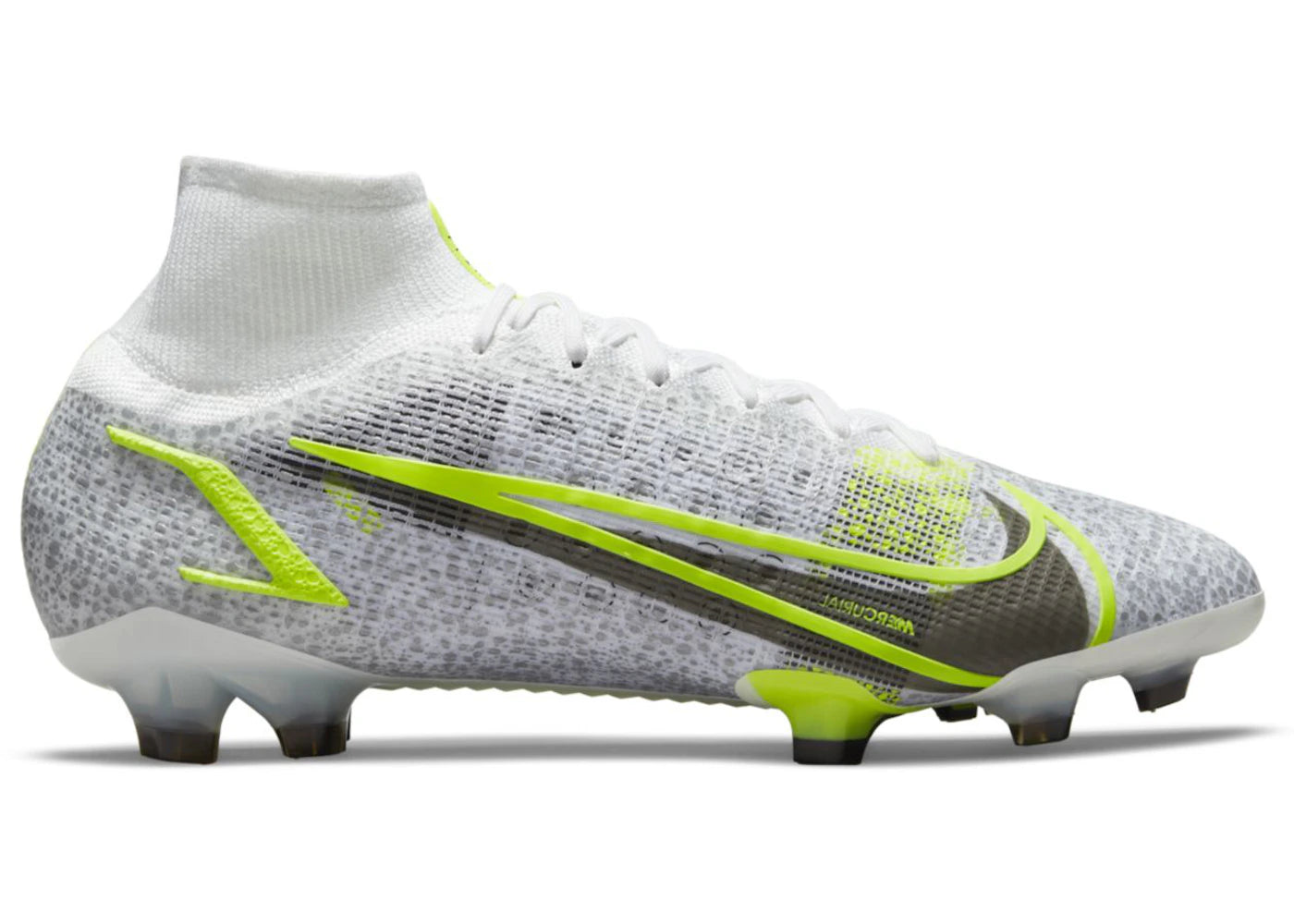 Nike Mercurial Superfly 8 Elite FG White Volt – Side Kicks Nike Mercurial Superfly 8 Elite FG White Volt – Side Kicks