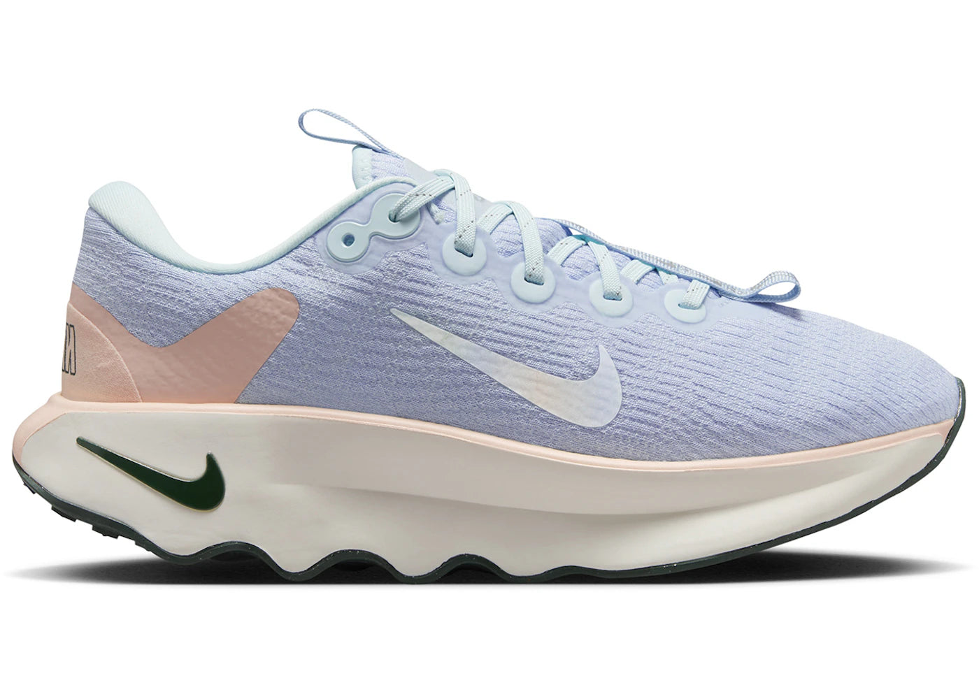 Nike Motiva Premium Glacier Blue Washed Coral Vintage Green Multi-Color (Women's)