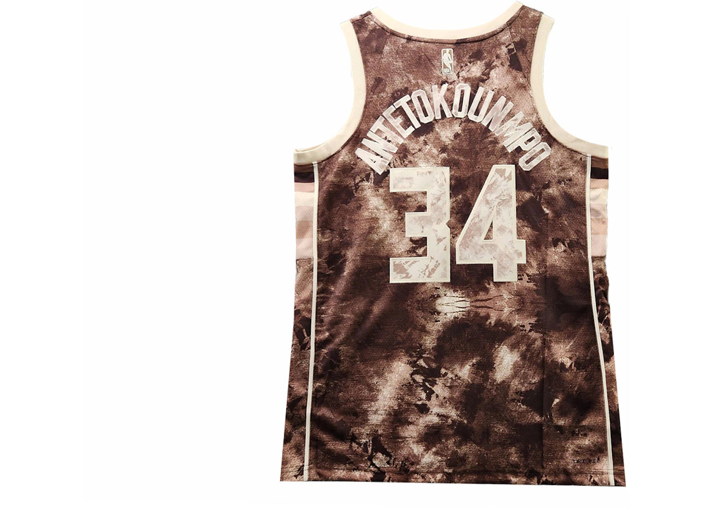 Nike NBA Antetokounmpo Milwaukee Dri-Fit Jersey Flat Opal