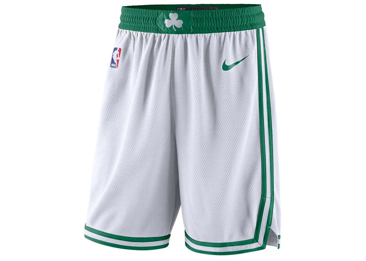 Nike NBA Boston Celtics Association Edition Swingman Dri-FIT Shorts White/Green