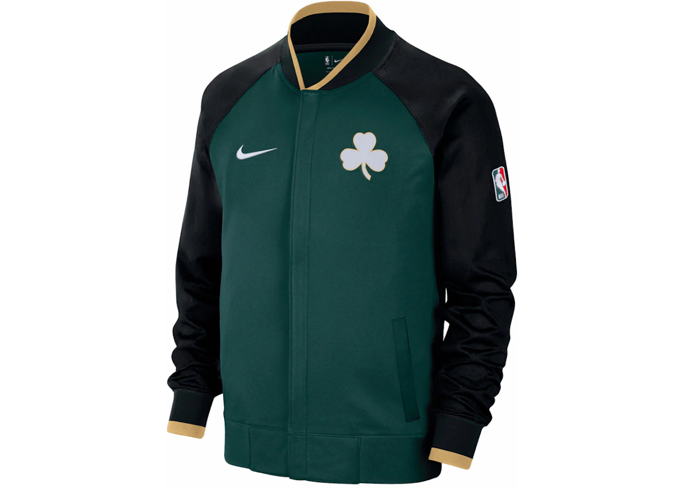 Nike NBA Boston Celtics Showtime City Edition Dri-Fit Jacket Dark Green/Black