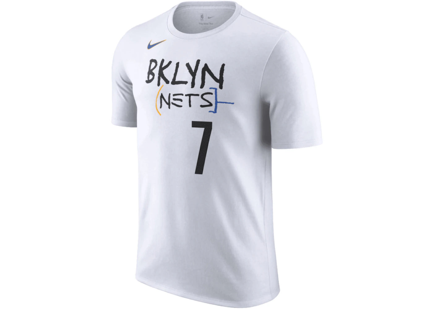 Nike NBA Brooklyn Nets Kevin Durant City Edition T-shirt White