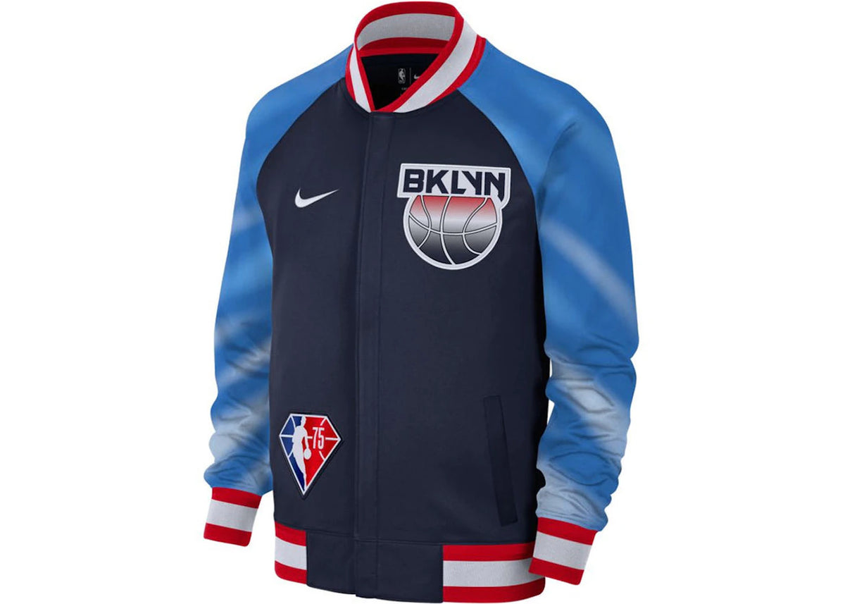 Nike NBA Brooklyn Nets Showtime Mixtape Edition Dri-FIT Jacket Navy/Red/White