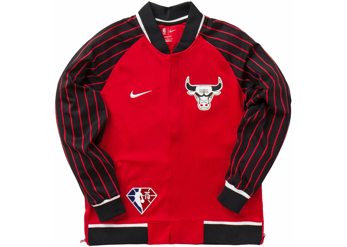 Nike NBA Chicago Bulls Showtime Mixtape Edition Jacket Red