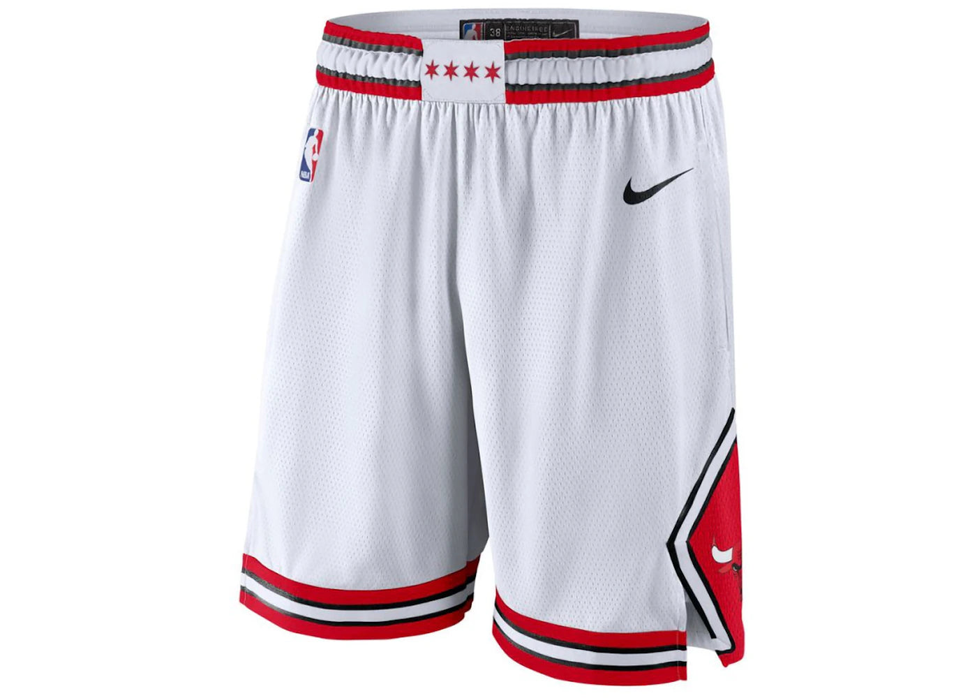 Nike NBA Chicago Bulls Swingman Association Edition Dri-Fit Shorts White