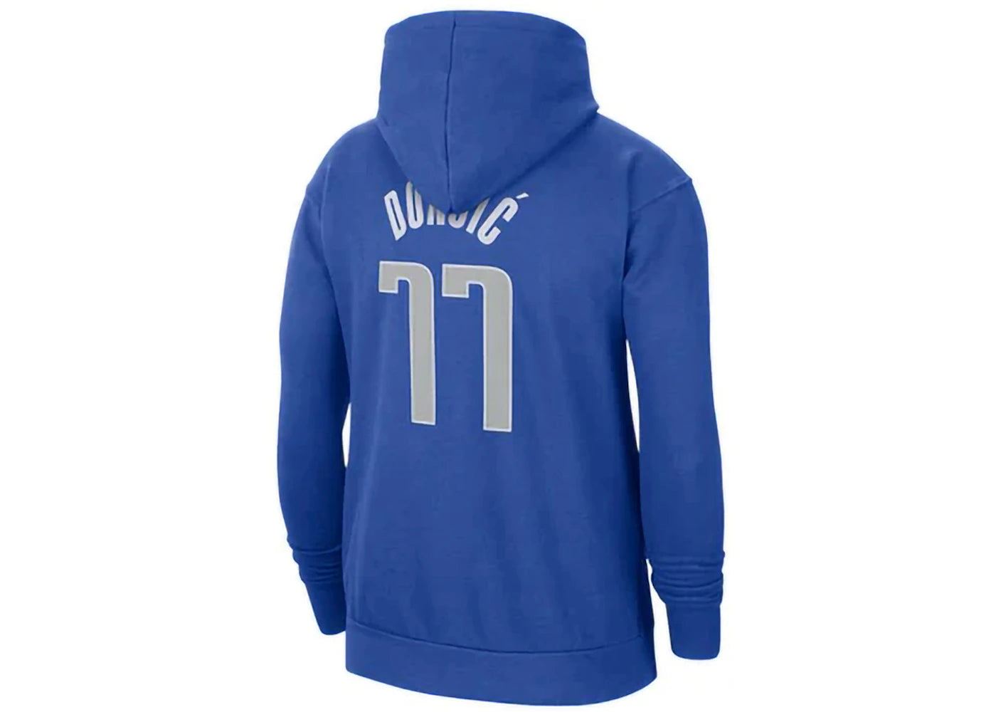 Nike NBA Dallas Mavericks Luca Doncic Essential Fleece Pullover Hoodie Blue