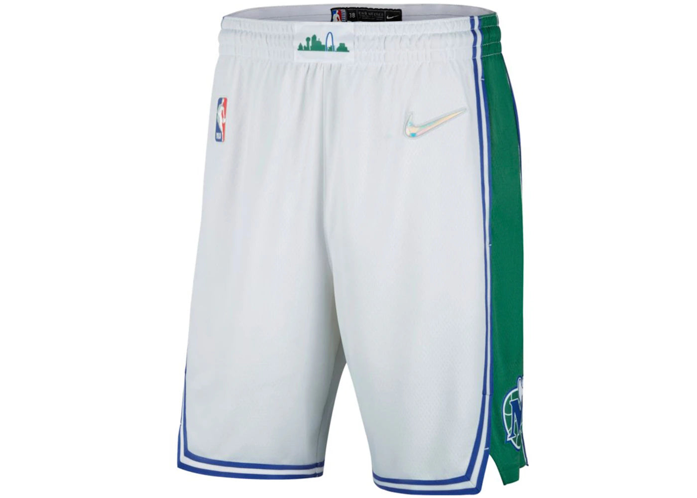 Nike NBA Dallas Mavericks Swingman City Edition Shorts White