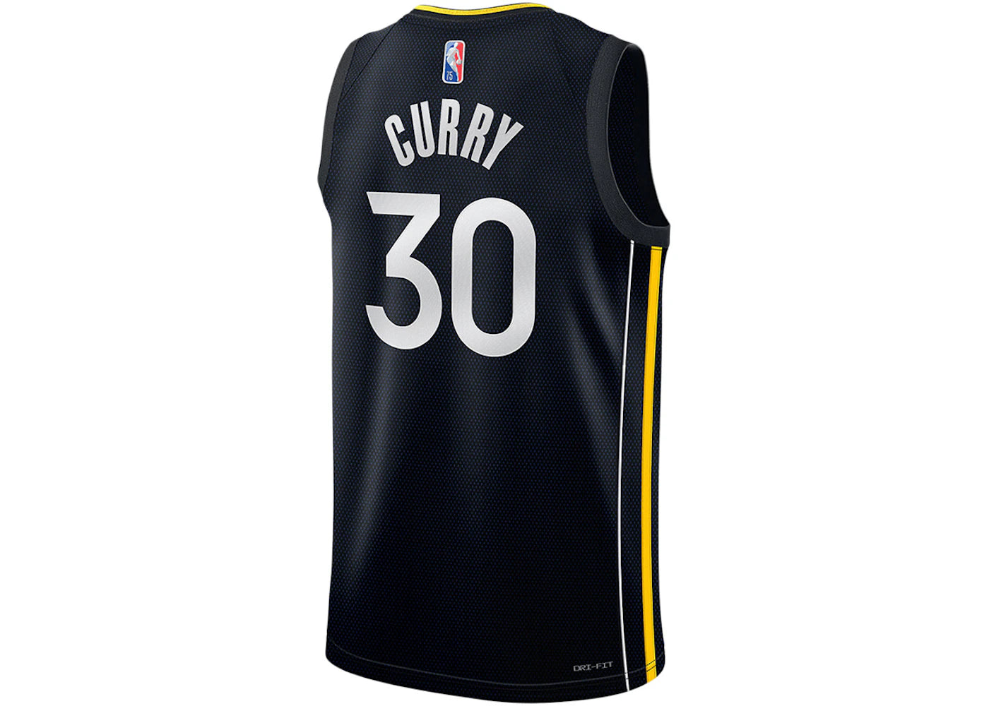 Nike NBA Golden State Warriors Icon Edition Stephen Curry Swingman Jersey Black/Rush Blue