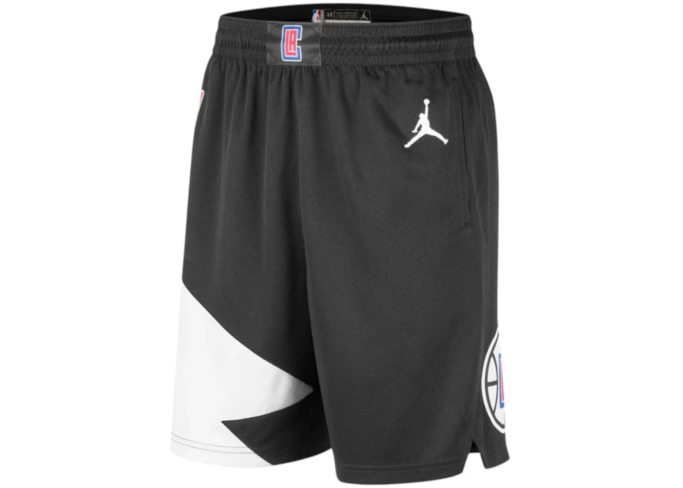 Nike NBA Jordan Los Angeles Clippers Statement Edition Dri-Fit Swingman Shorts Black/White