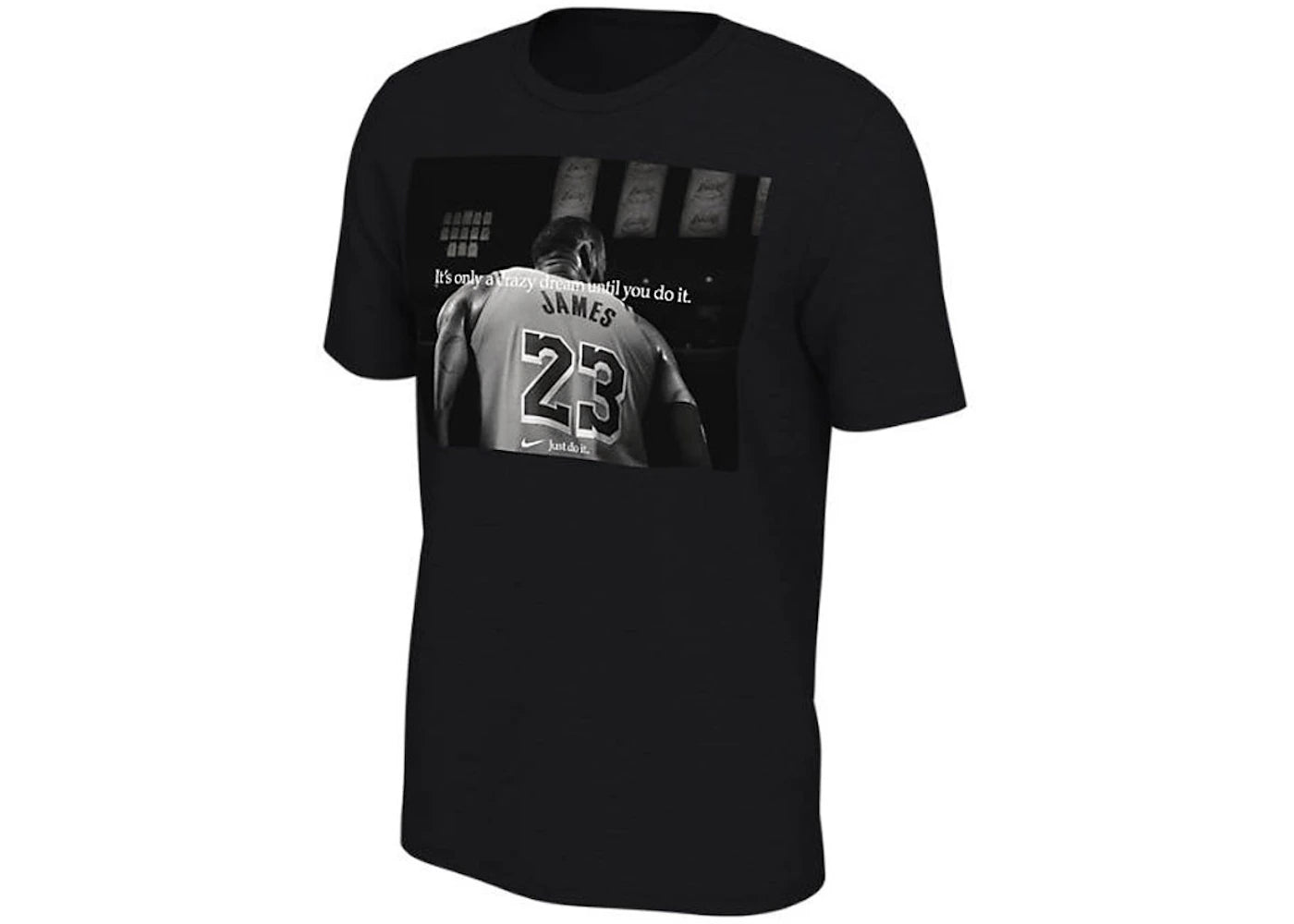 Nike NBA L.A. Lakers LeBron James Just Do It T-shirt Black
