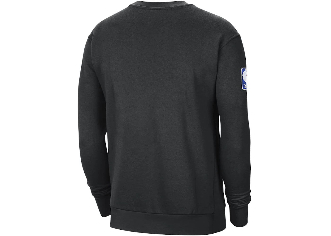 Nike NBA Los Angeles Lakers 75th Anniversary Courtside Fleece Crew Sweatshirt Black/White/Amarillo