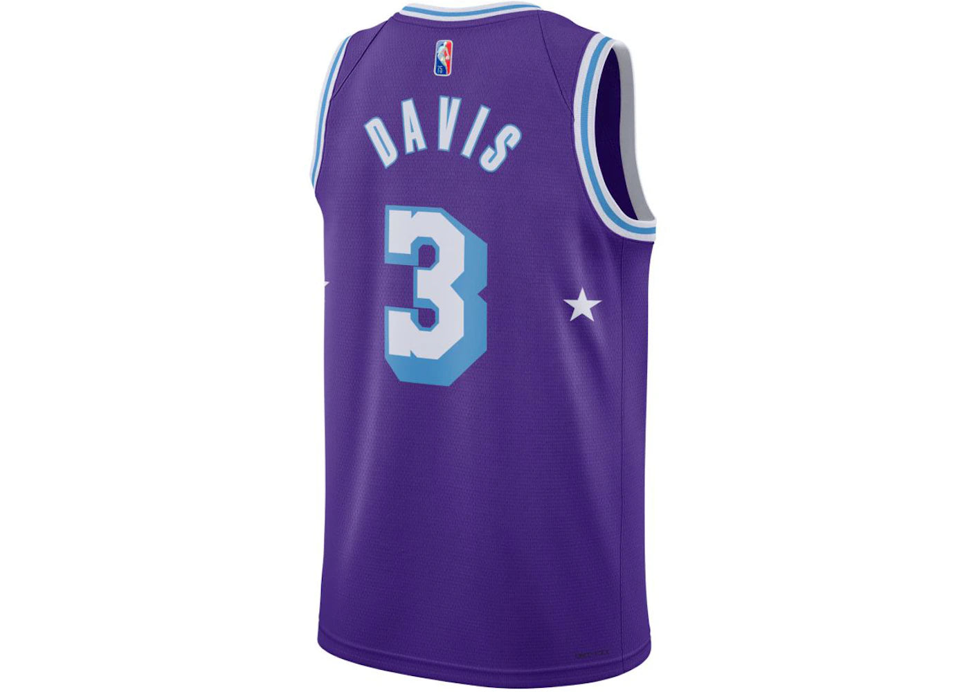 Nike NBA Los Angeles Lakers Anthony Davis City Edition Jersey Blue
