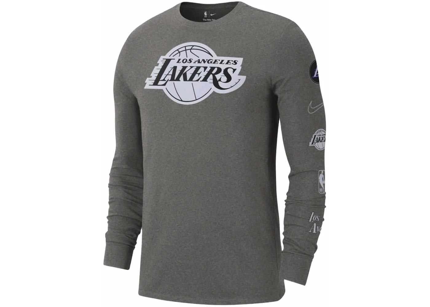 Nike NBA Los Angeles Lakers City Edition L/S T-shirt Grey