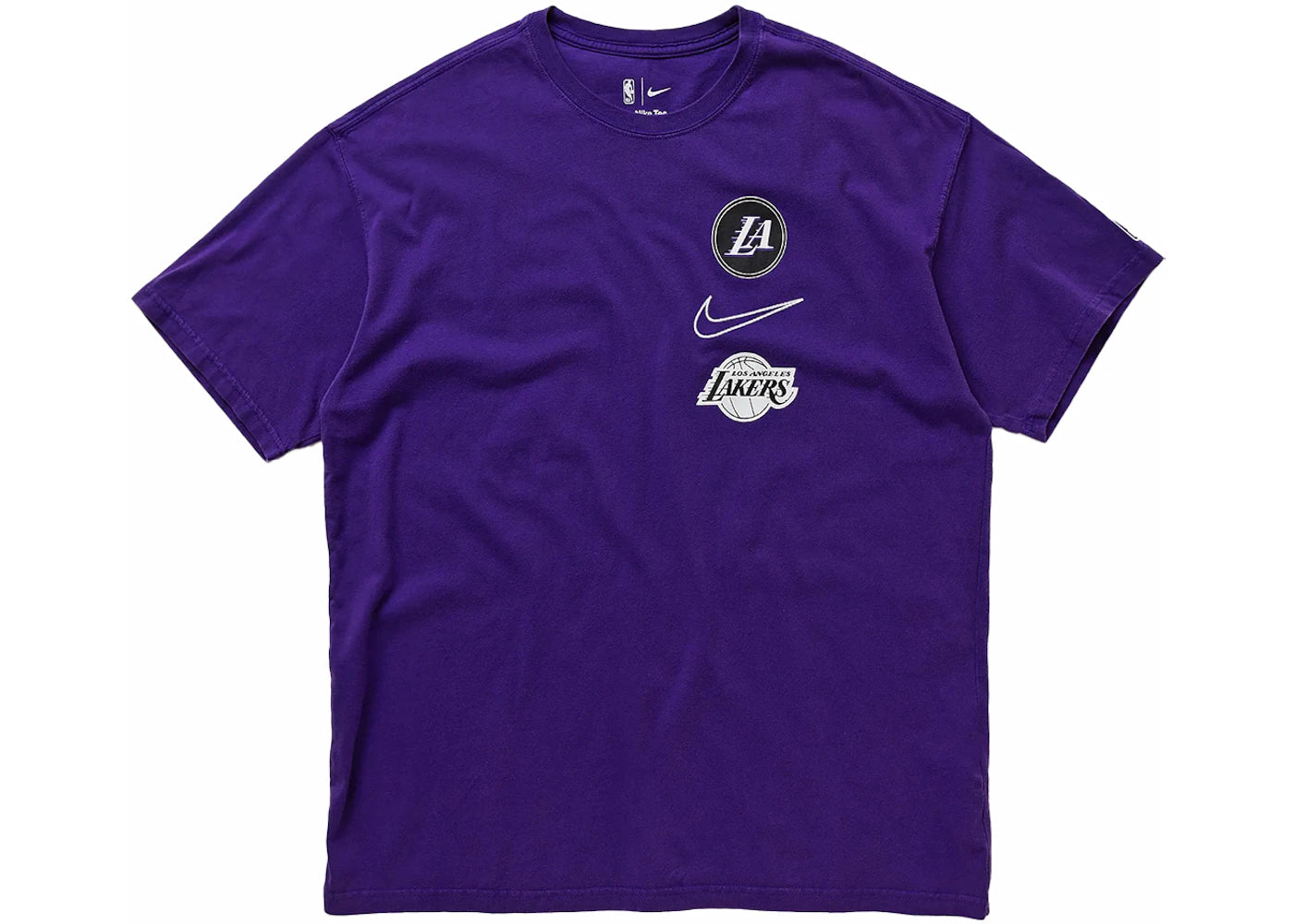 Nike NBA Los Angeles Lakers City Edition Loose Fit T-shirt Purple