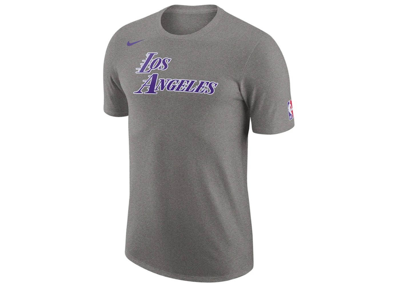 Nike NBA Los Angeles Lakers City Edition T-shirt Grey/Purple