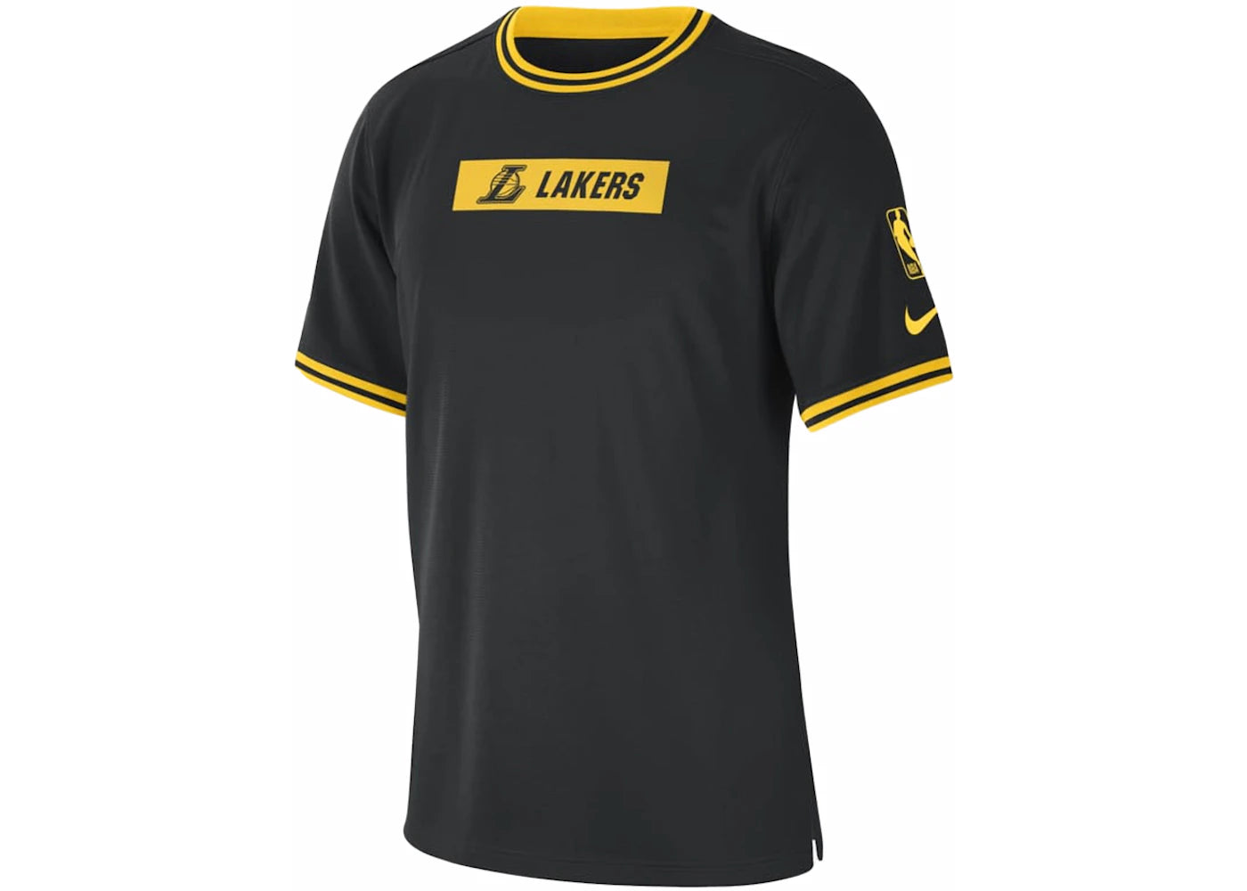 Nike NBA Los Angeles Lakers Courtside Dri-Fit T-shirt Black