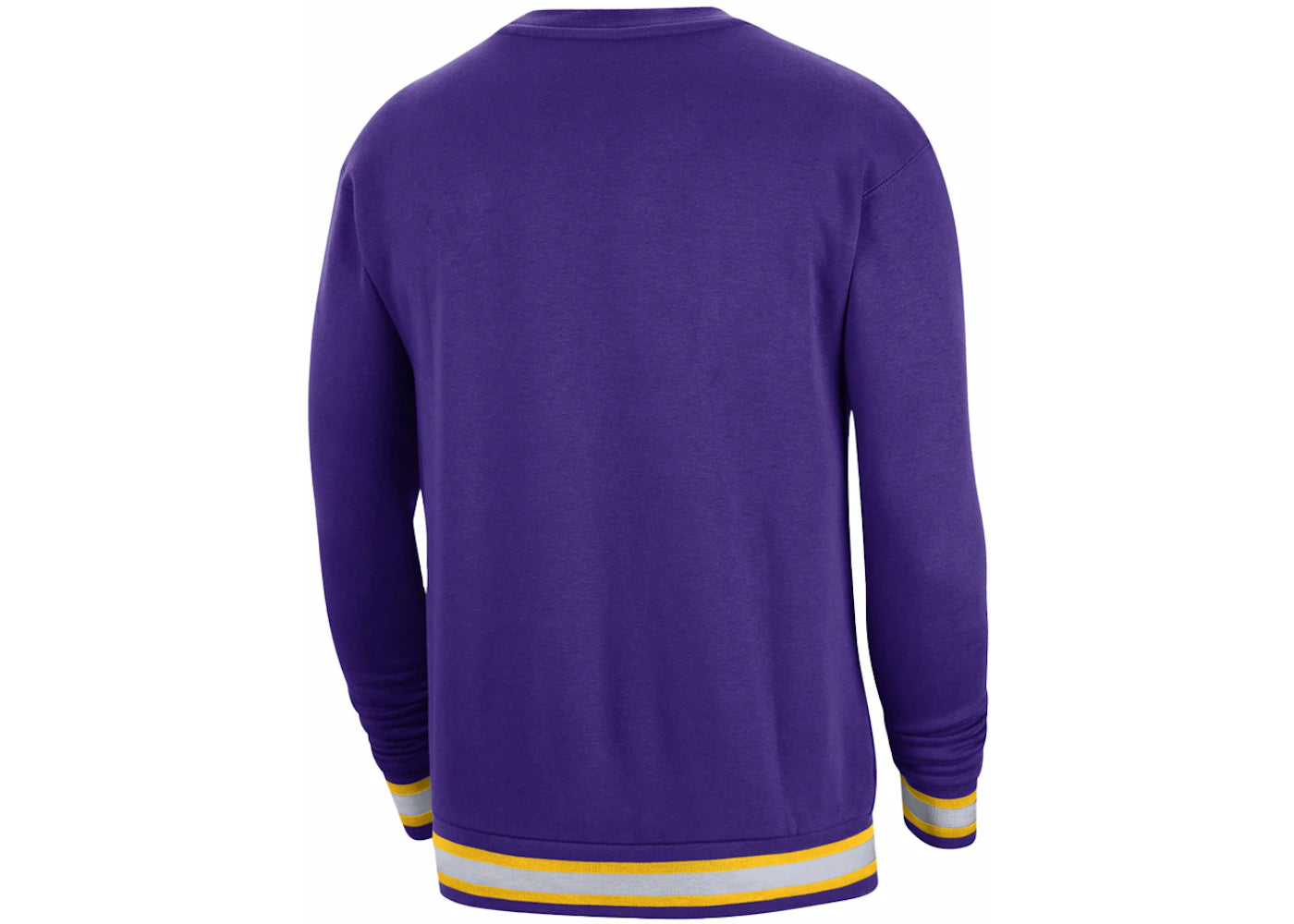 Nike NBA Los Angeles Lakers Courtside Fleece Loose Fit Sweatshirt Purple