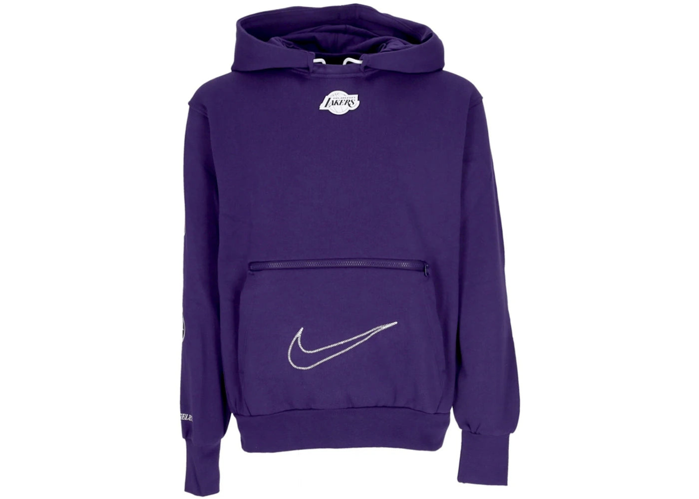 Nike NBA Los Angeles Lakers Courtside Loose Fit Hoodie Purple