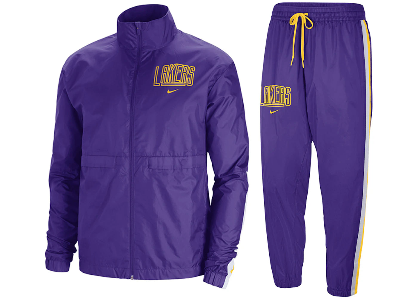 Nike NBA Los Angeles Lakers Courtside Tracksuit Purple/Amarillo/White