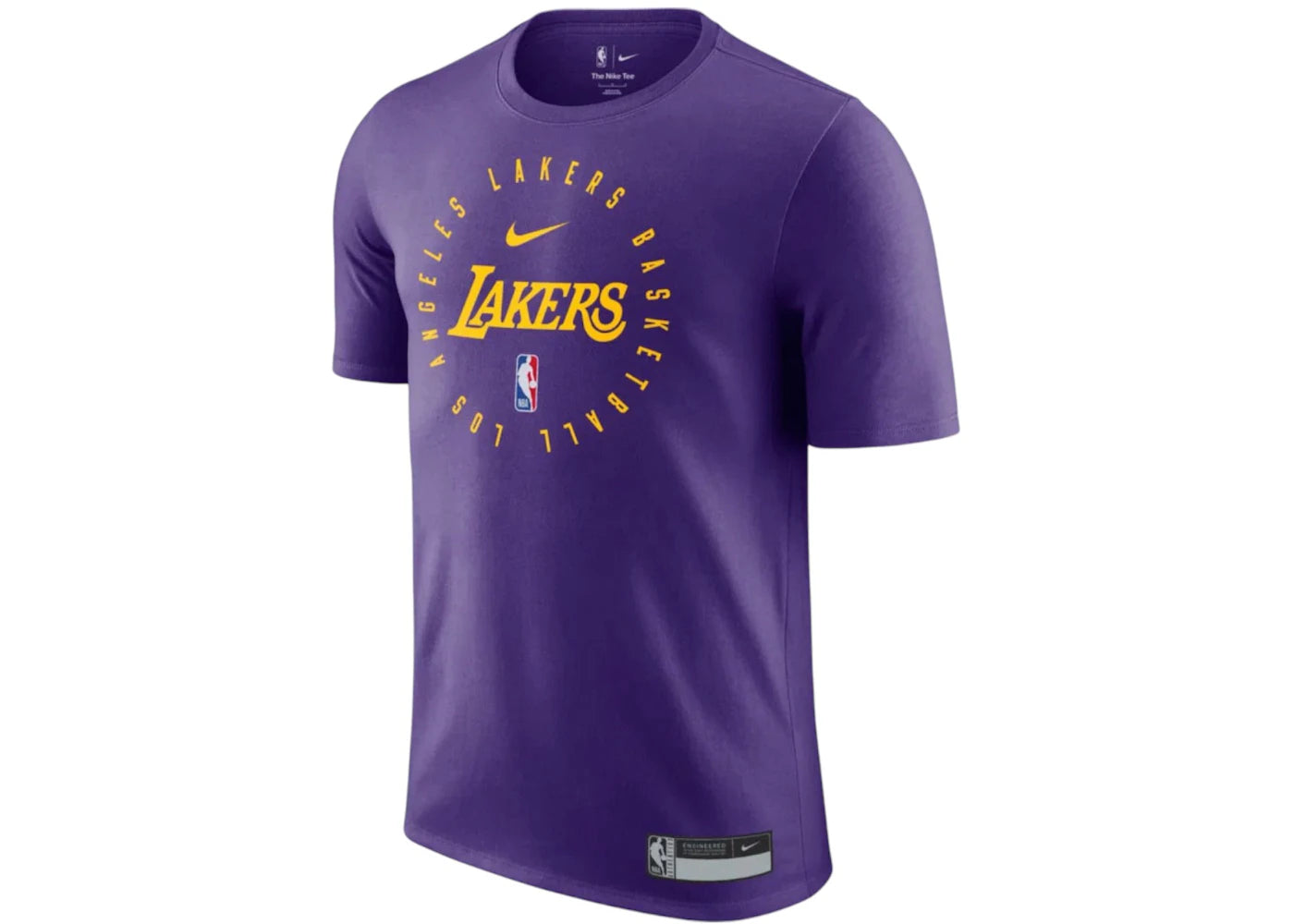 Nike NBA Los Angeles Lakers Dri-Fit T-shirt Purple/Yellow