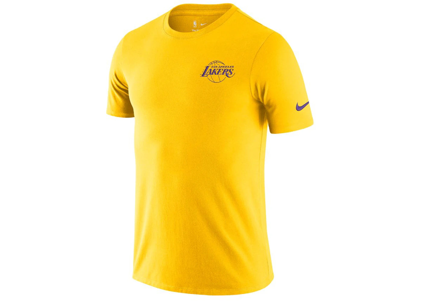 Nike NBA Los Angeles Lakers Essential T-shirt Yellow