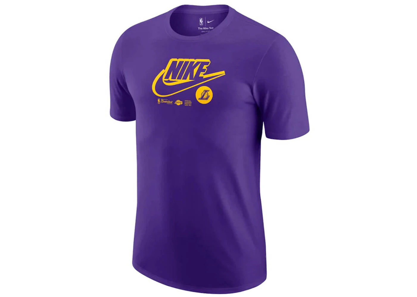 Nike NBA Los Angeles Lakers Essentials Logo Dri-Fit T-shirt Purple