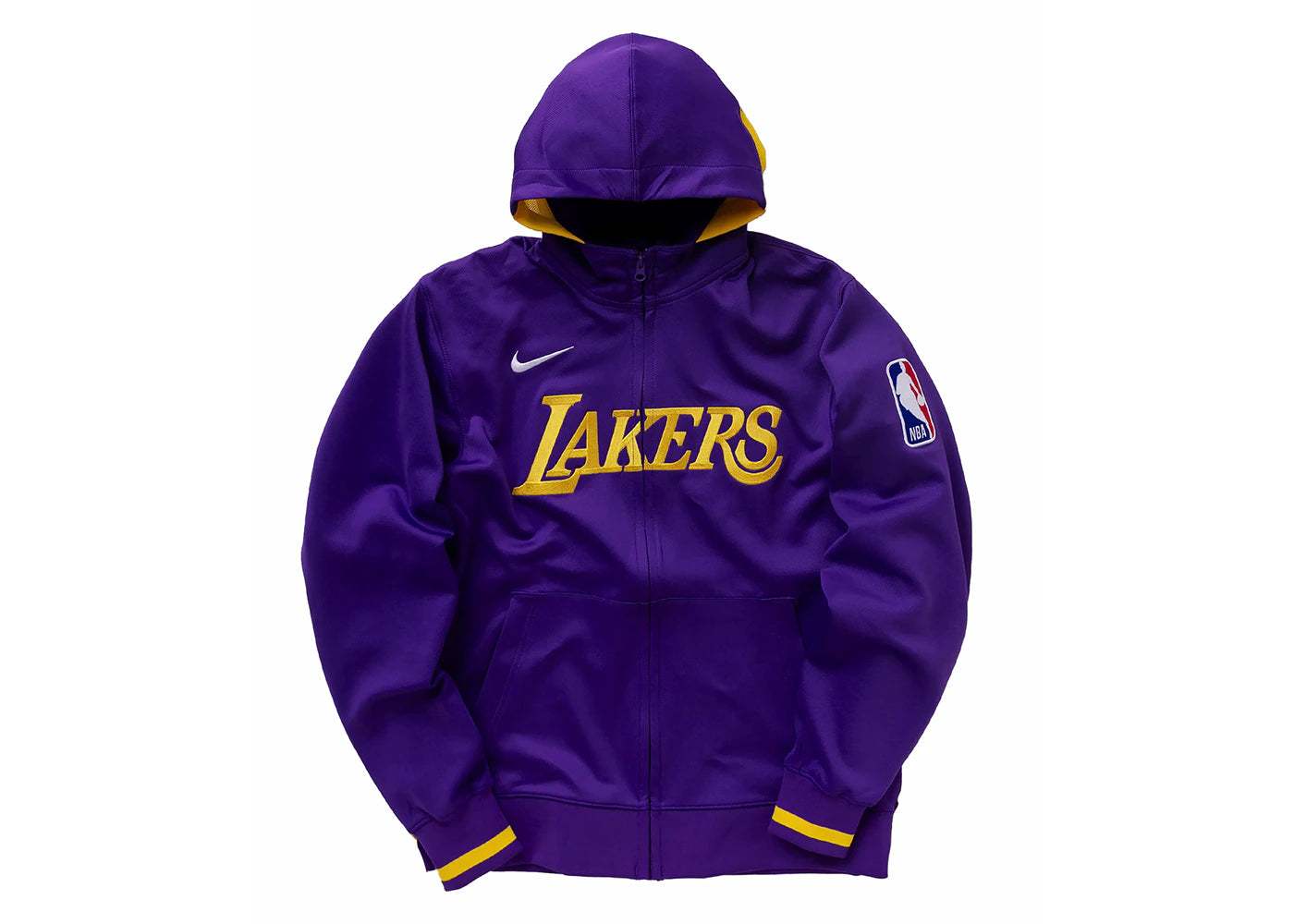 Nike NBA Los Angeles Lakers Home Showtime Dri-Fit Full-Zip Hoodie Purple