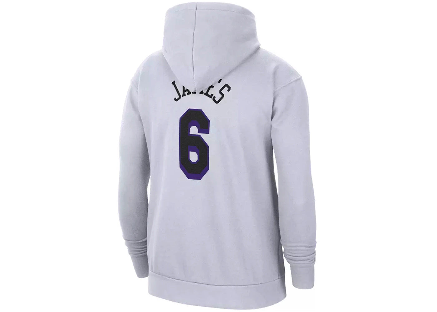 Nike NBA Los Angeles Lakers LeBron James City Edition Loose Fit Hoodie White