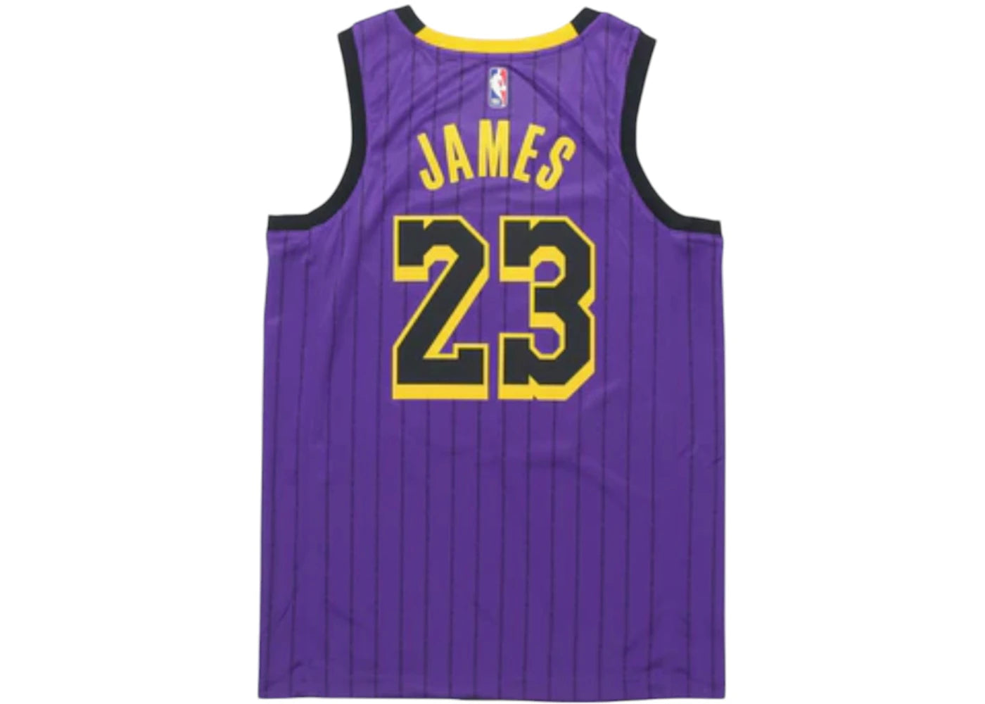 Nike NBA Los Angeles Lakers LeBron James City Fan Edition Jersey Purple