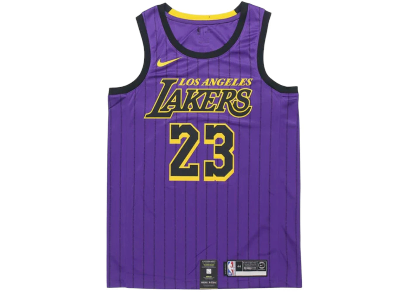 Nike NBA Los Angeles Lakers LeBron James City Fan Edition Jersey Purple