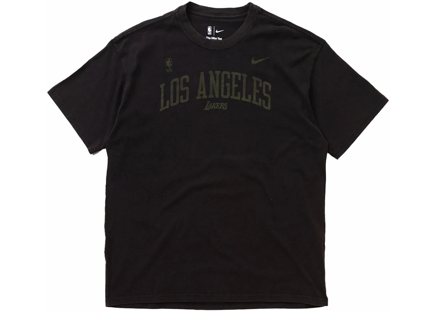 Nike NBA Los Angeles Lakers Max 90 Courtside Loose Fit T-shirt Black