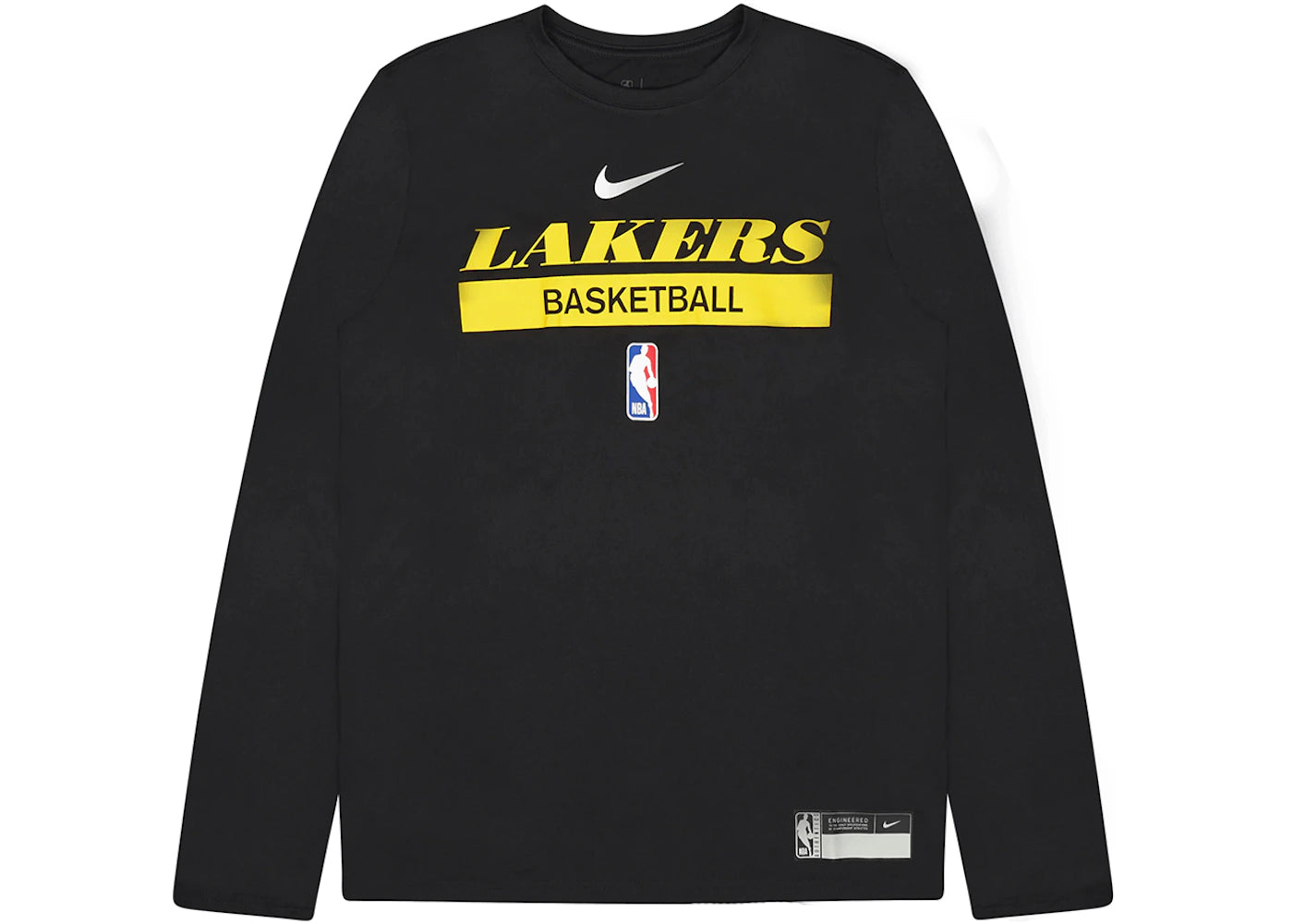 Nike NBA Los Angeles Lakers Practice Dri-Fit L/S T-shirt Black