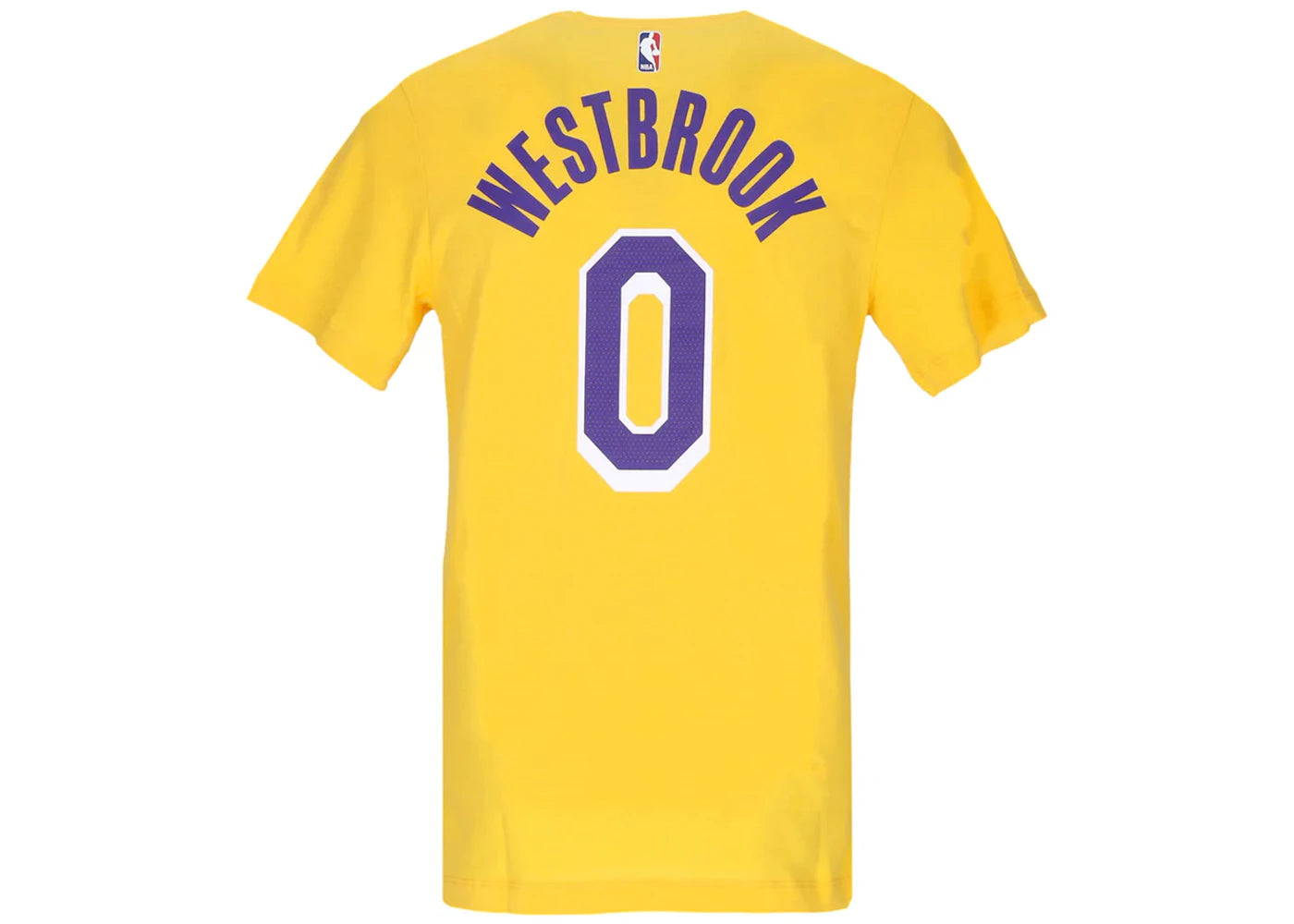 Nike NBA Los Angeles Lakers Russell Westbrook T-shirt Yellow