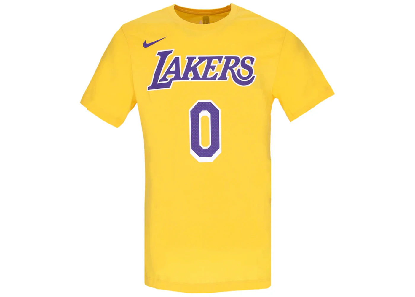 Nike NBA Los Angeles Lakers Russell Westbrook T-shirt Yellow