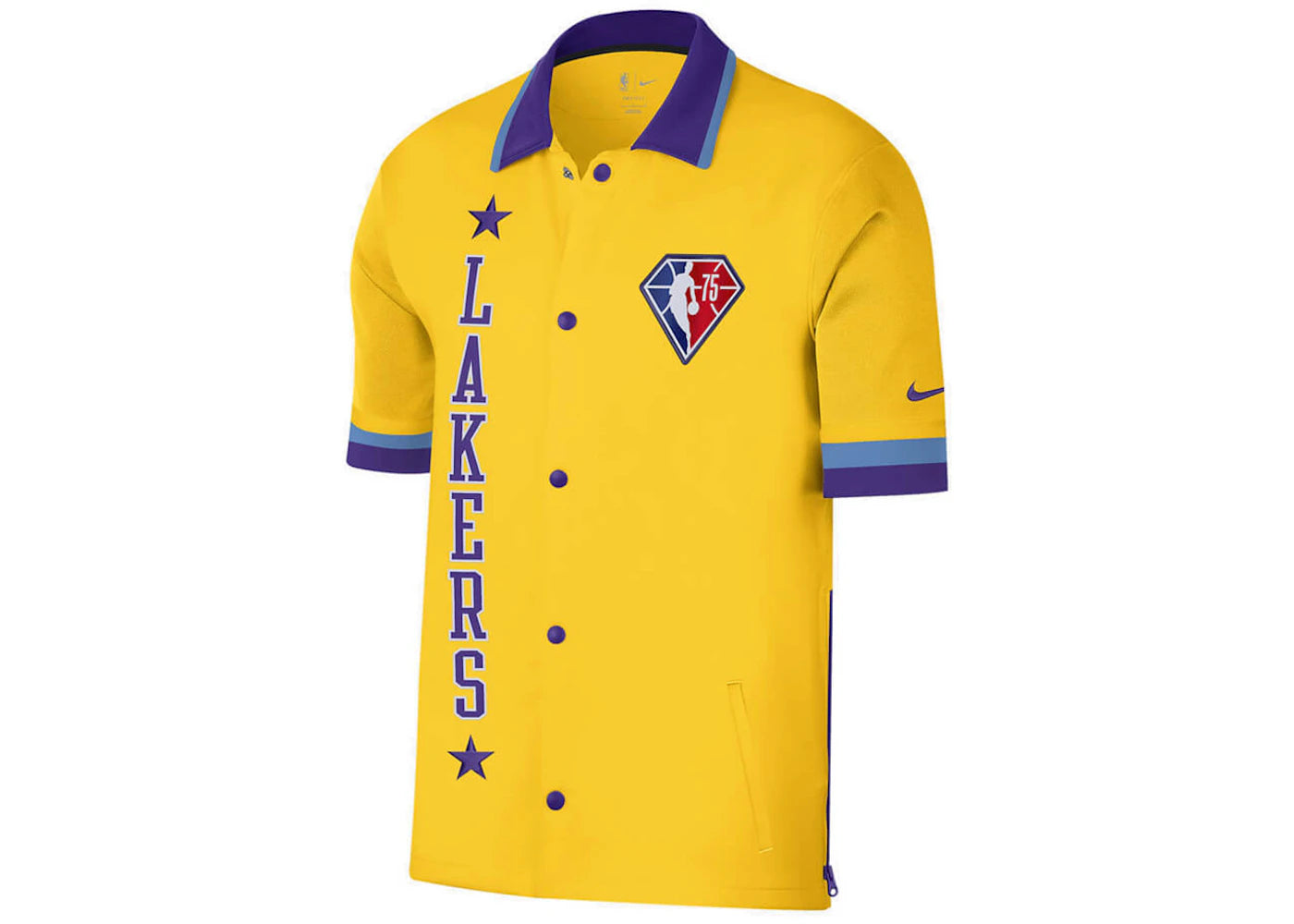 Nike NBA Los Angeles Lakers Showtime Mixtape Edition T-shirt Yellow