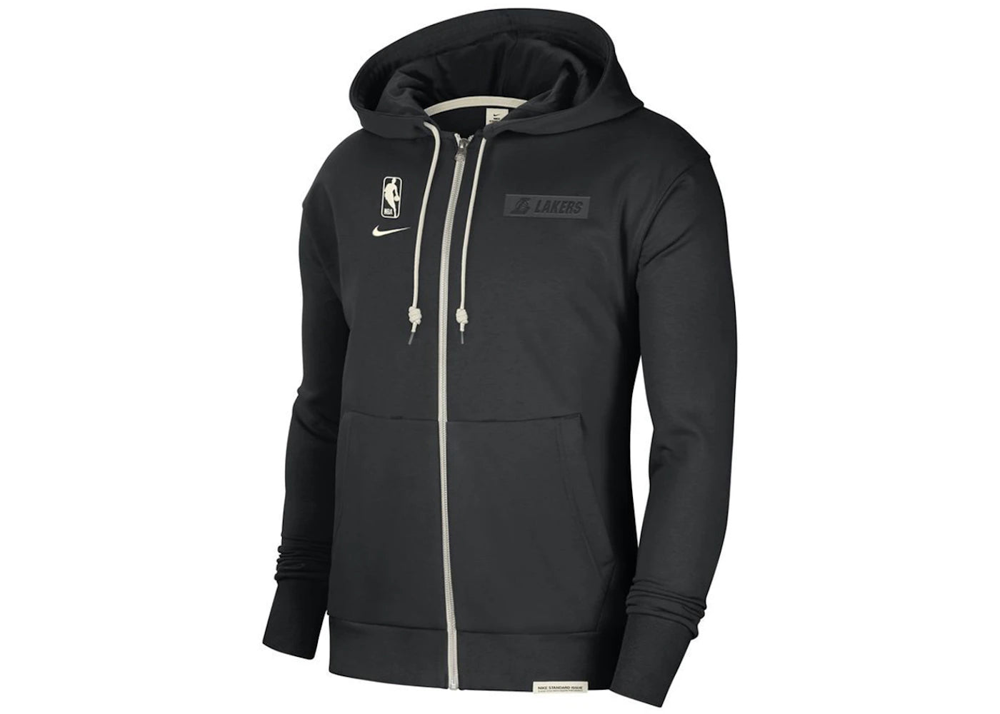 Nike NBA Los Angeles Lakers Standard Issue Dri-Fit Loose Fit Hoodie Black