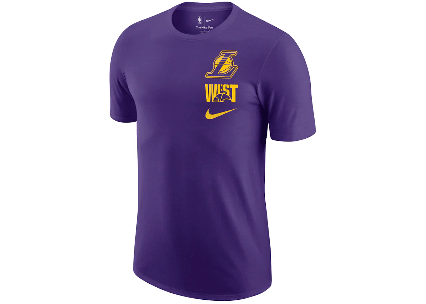 Nike NBA Los Angeles Lakers T-shirt Purple/Yellow